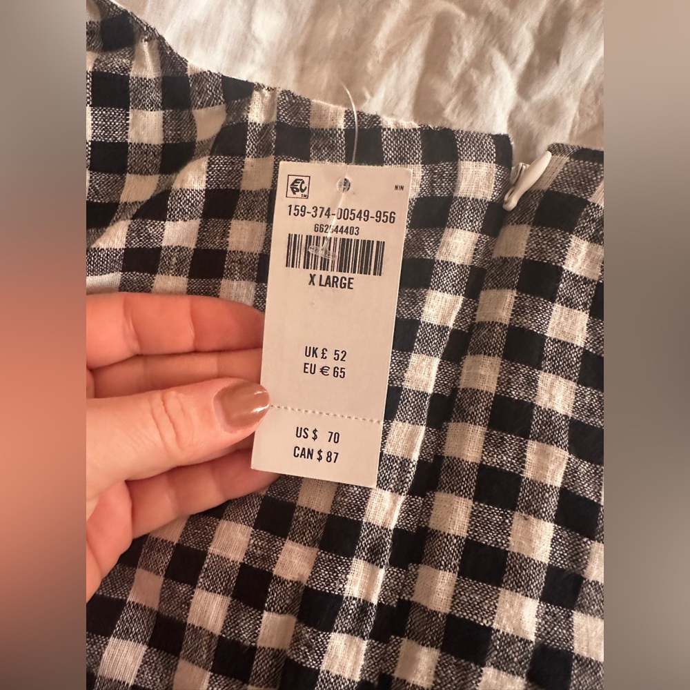 A&F Halter gingham dress